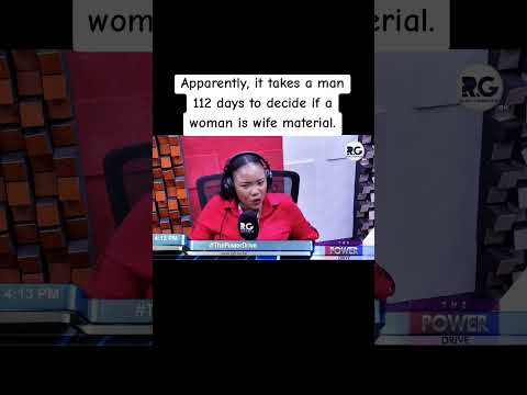 It takes a man 112 days to decide if a woman is wife material