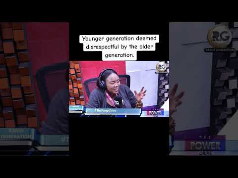 Younger Generation Deemed Disrespectful By The Older Generation