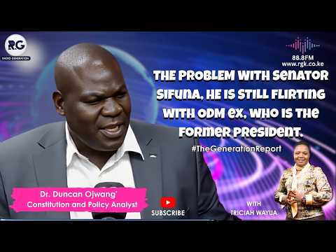 Senator Sifuna Should Stop Flirting With ODM Ex, Who Is The Former President ~ Dr. Duncan Ojwang'