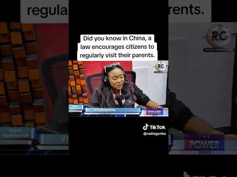 Did You Know In China, A Law Encourages Citizens To Regularly Visit Their Parents