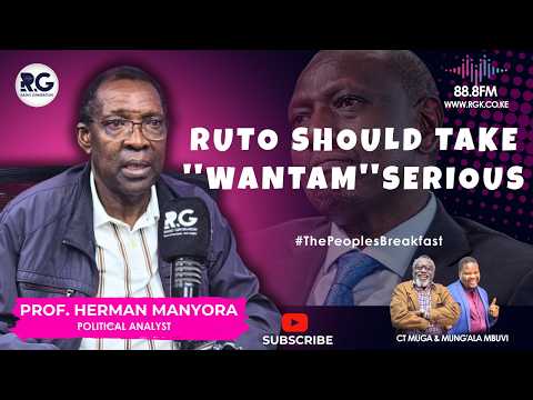 Ruto Should Take ''Wantam'' Serious However, He Can't Be Removed Based On That~ Prof. Herman Mnayora