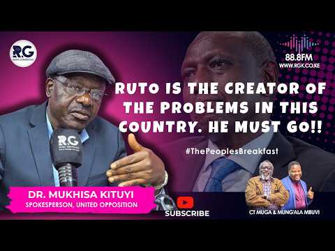 Ruto Is The Creator Of The Problems In This Country. He Must Go ~ Dr. Mukhisa Kituyi
