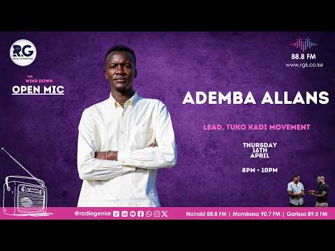 Against All Odds, From Kibera Slums To National Limelight ~ Ademba Allans, 'Tuko Kadi' Movement Lead