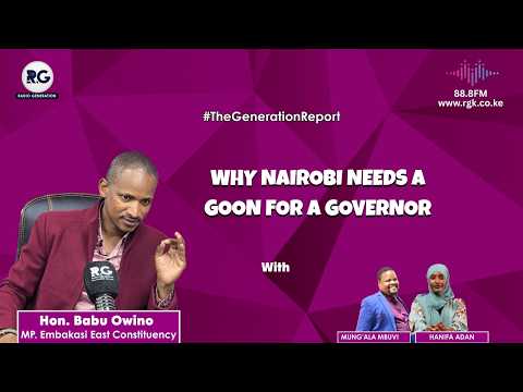 Babu Owino~ Why Nairobi Needs A Goon For A Governor