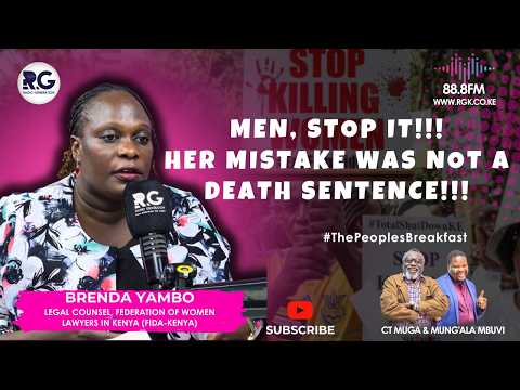 Treat All These Women As Your Mothers & Sisters. Stop Killing Them! ~ Brenda Yambo