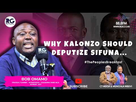 Edwin Sifuna Should Be The President, Deputized By Kalonzo Musyoka Like Obama & Biden ~ Bob Omamo