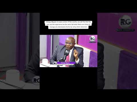 Omingo Magara: In every corner of this country you will find that the pain & experience are the same