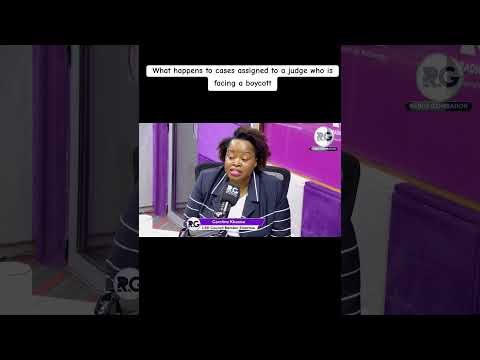 What happens to cases assigned to a judge who is facing a boycott ~ Caroline Khasoa