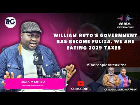 William Ruto’s Government Has Become Fuliza. We Are Eating 2029 Taxes ~ Joakim Simiyu