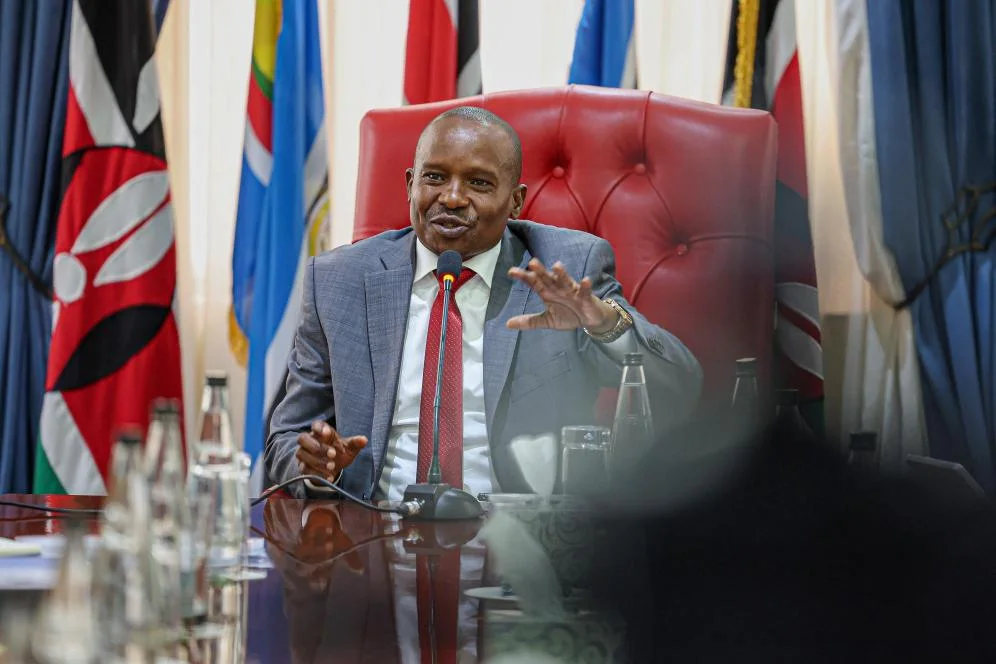Deputy President Kithure Kindiki on October 7, 2026, at the Official Residence in Karen, Nairobi.