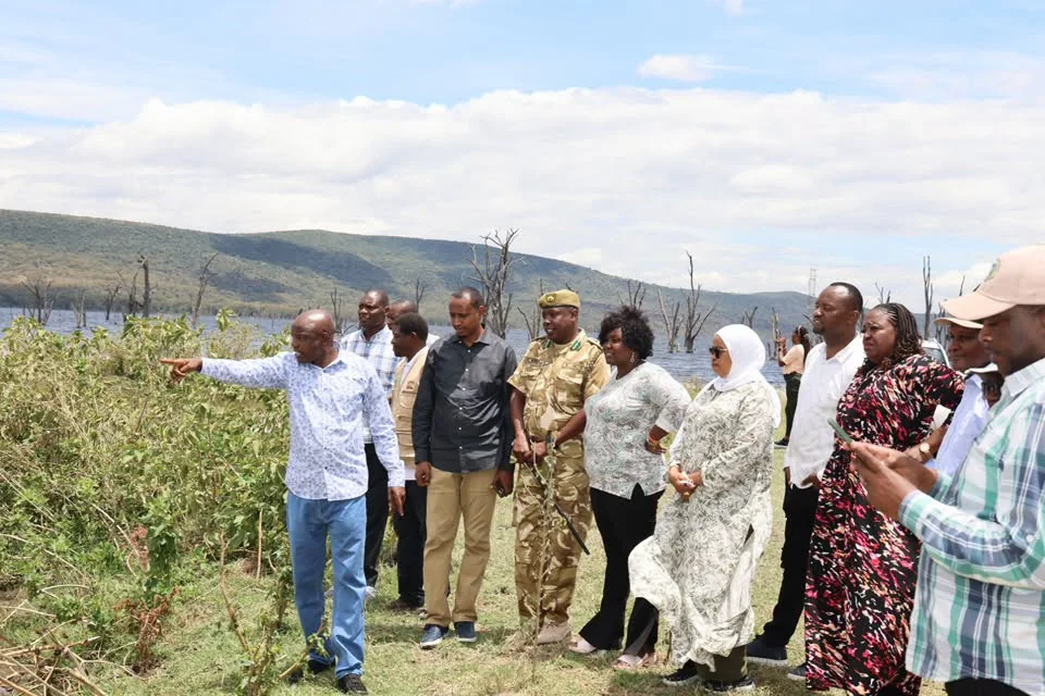 Members of the committee during the visit to Lake Nakuru on October 10, 2026.