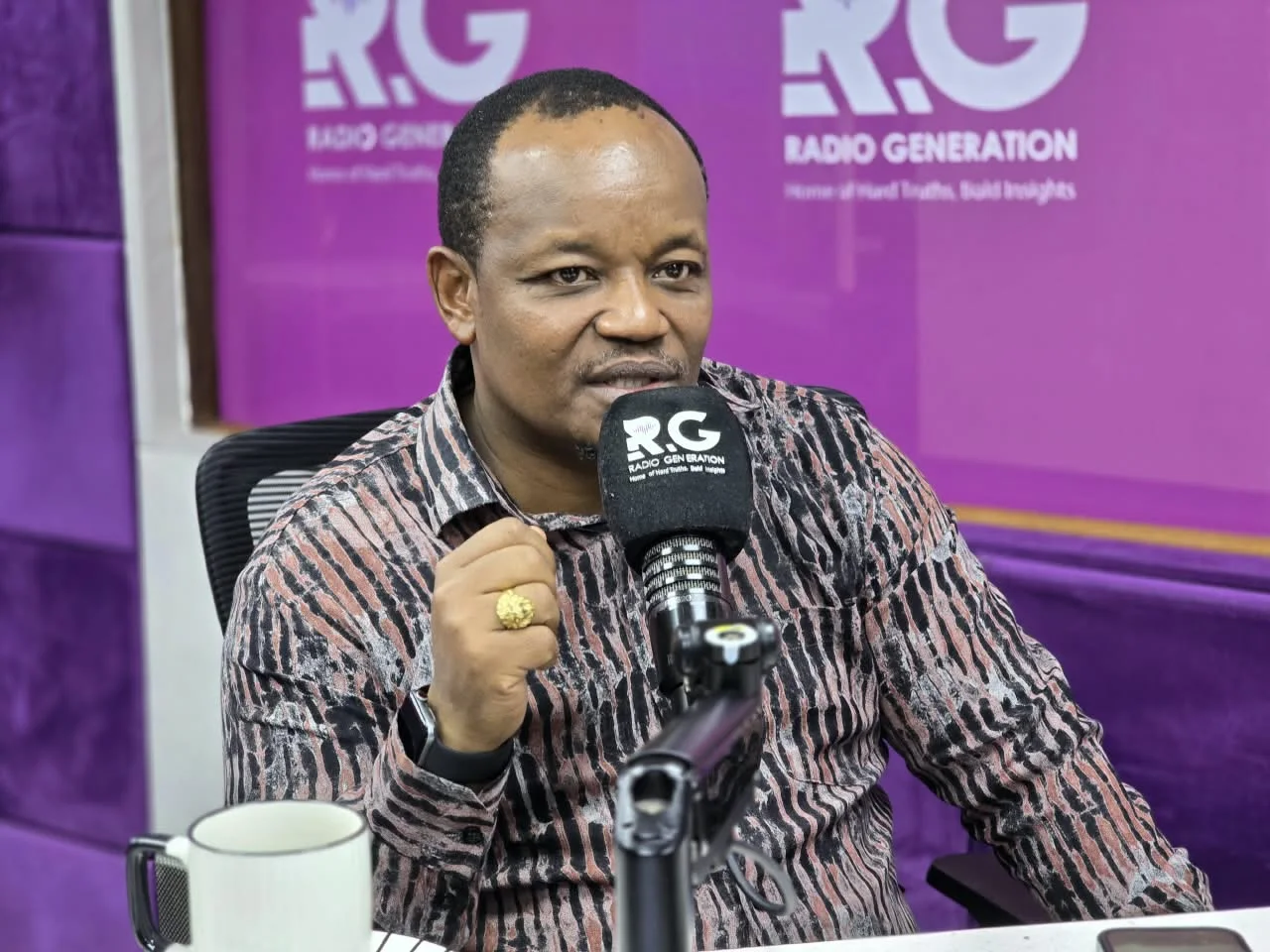 Former Nyeri Town MP, Member of the Jubilee Party, Ngunjiri Wambugu CBS, on a Radio Generation interview on October 13, 2026.