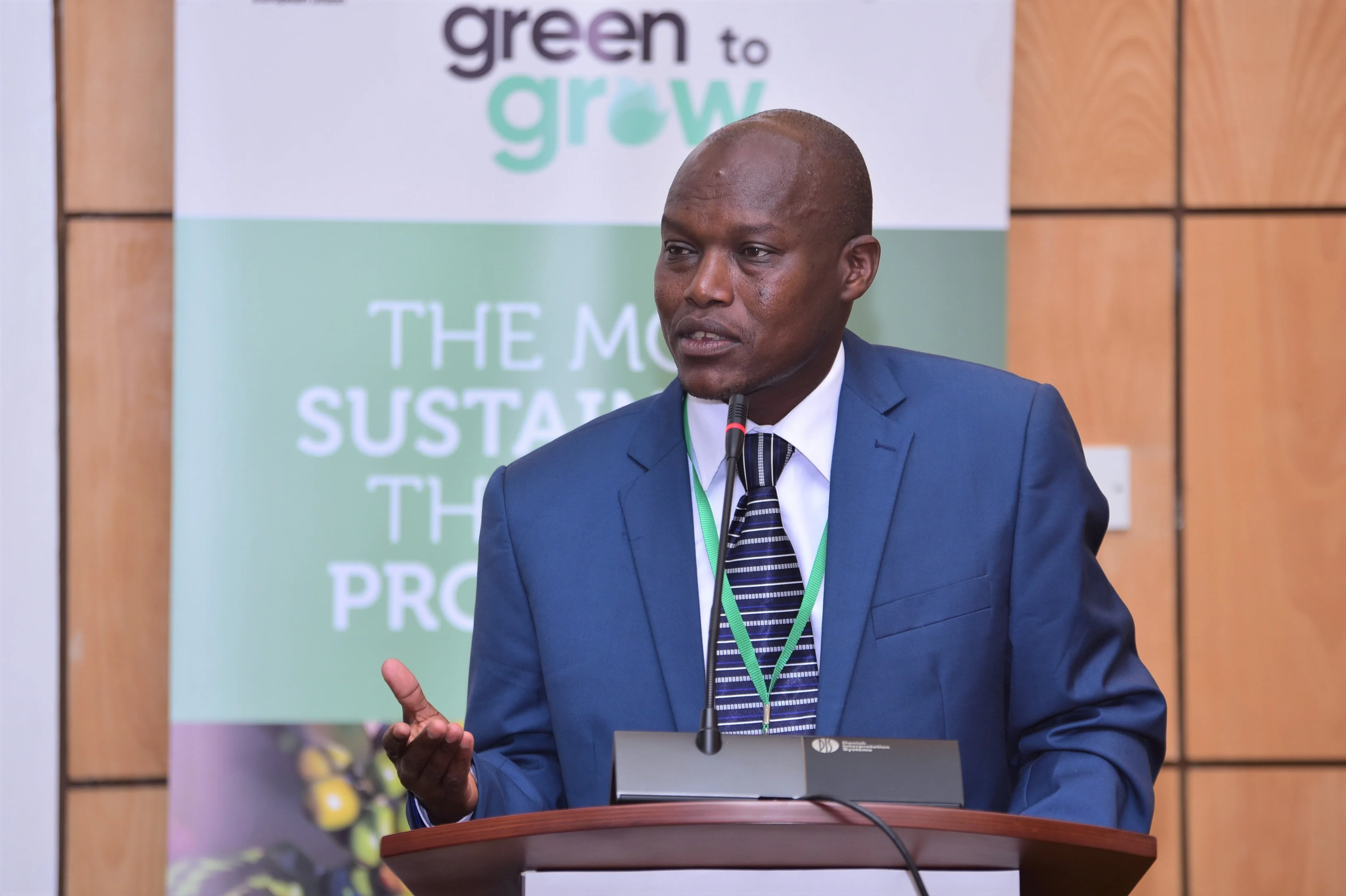 Thomas Yatich of the EU Delegation to Kenya