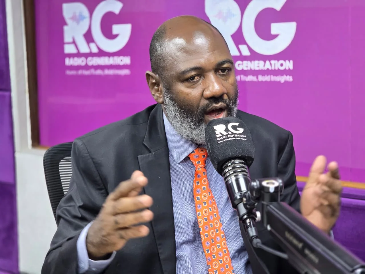Political Analyst Martin Andati during Radio Generation’s interview on October 15, 2026.