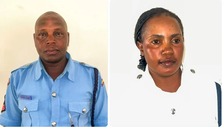 Traffic police officers arrested EACC over alleged bribery in Meru – PHOTO/SCREENGRAB