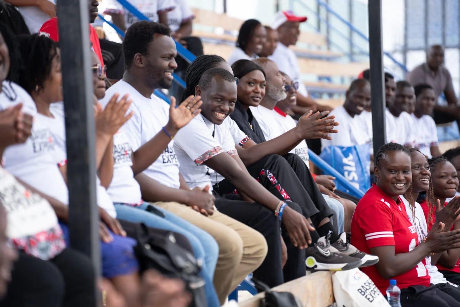 Teachers during the training at Fam Sport Arena in Kitengela.