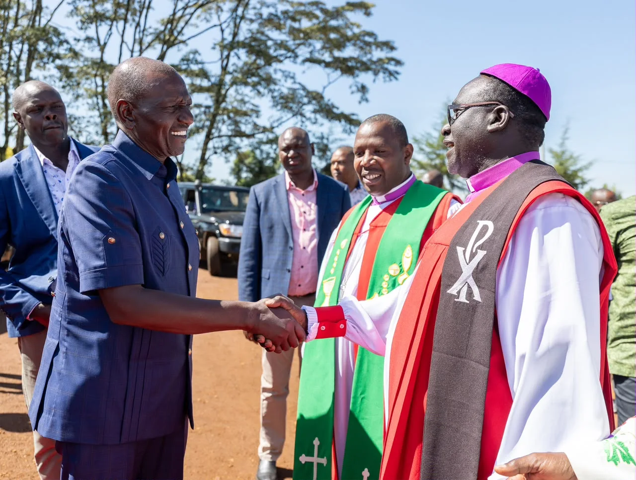 President William Ruto attends an ACK Church service in Kapsabet, Nandi County, on October 18, 2026.