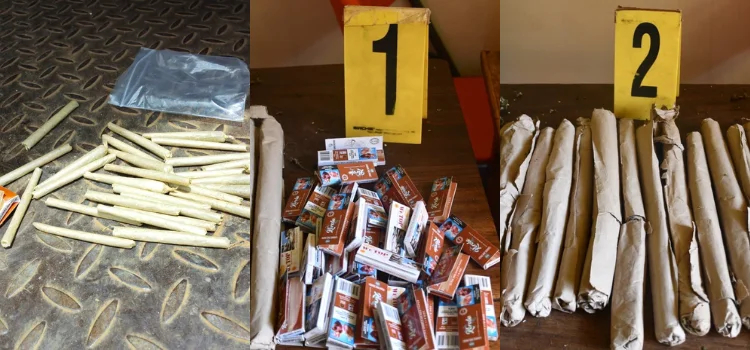 Illicit counterfeits intercepted by DCI detectives on October 20, 2026
