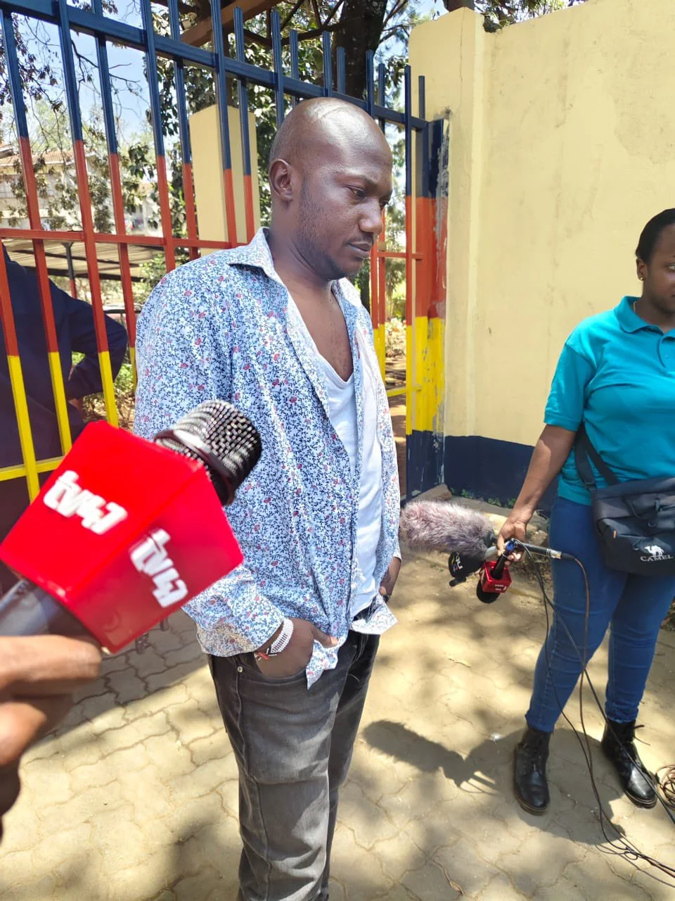 Citizen Tv journalist Francis Odee at Central Police Station on October 20, 2026