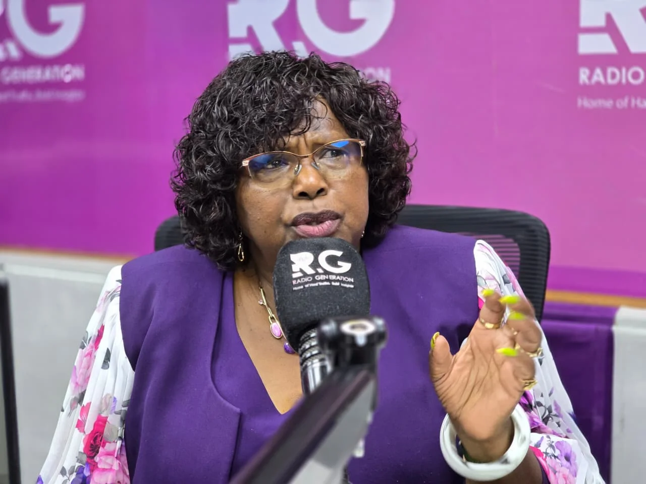 Naivasha Constituency MP, Jayne Kihara on Radio Generation interview on October 21, 2026. Visibility Shared Credit