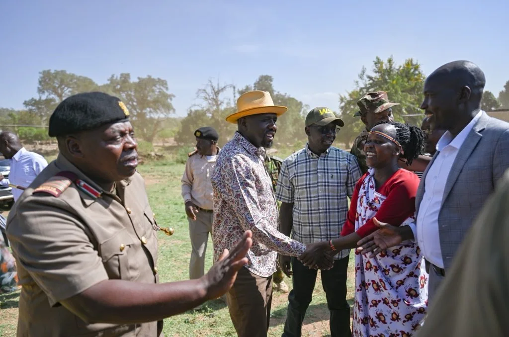 Interior Cabinet Secretary Kipchumba Murkomen arrives in Elgeyo Marakwet for First Lady Rachel Ruto’s handover of houses and groundbreaking ceremony for the Chesongoch Community Resource Centre in Elgeyo Marakwet County, on October 21, 2026.