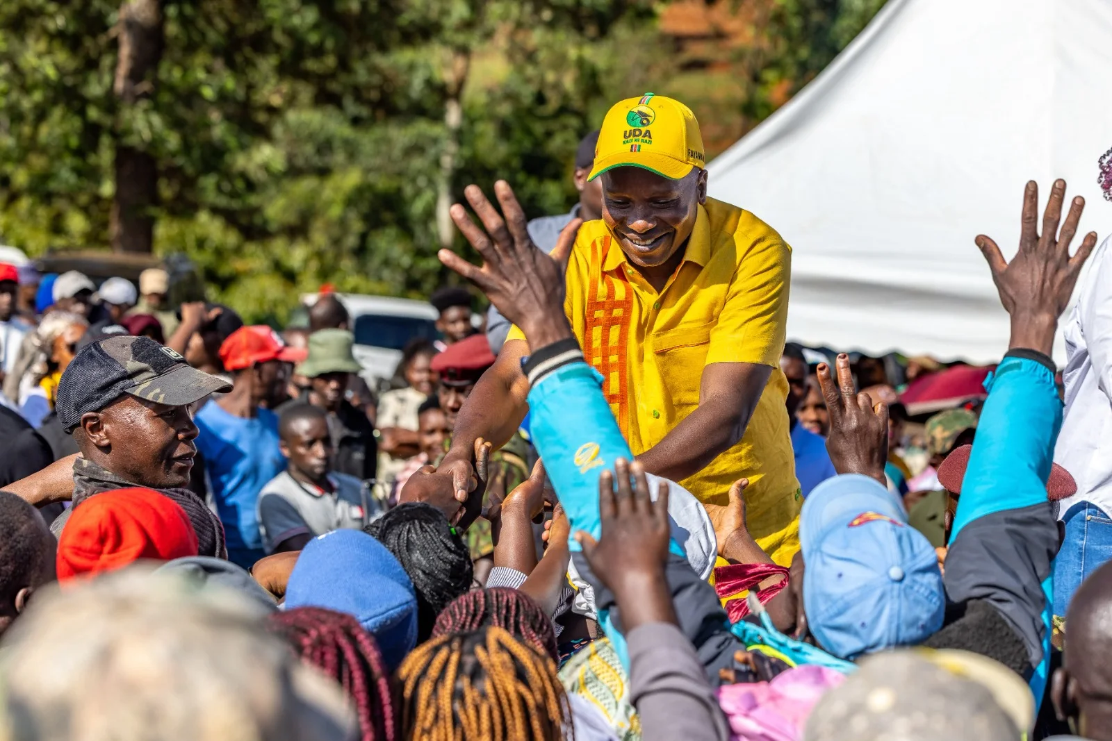 Deputy President Kithure Kindiki speaking in Gatundu North Constituency, Kiambu County on October 21, 2026 – PHOTO/DPCS
