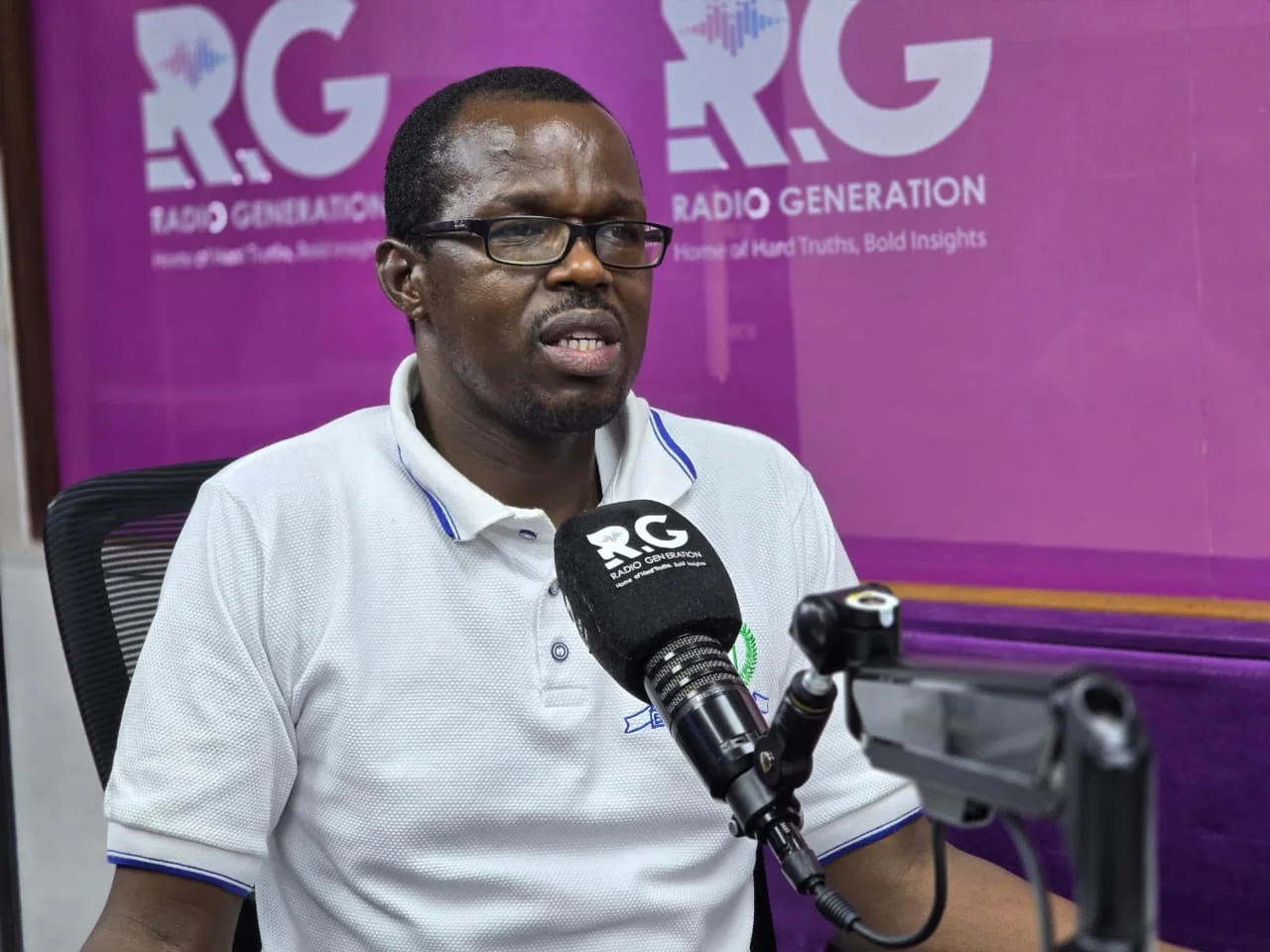 National Vice Chairman, UASU, Cyprian Ombati on Radio Generation interview on October 23, 2026.