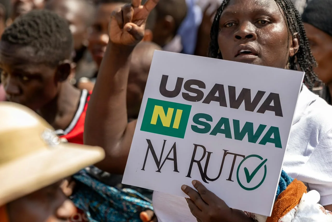 President William Ruto's supporter in Machakos