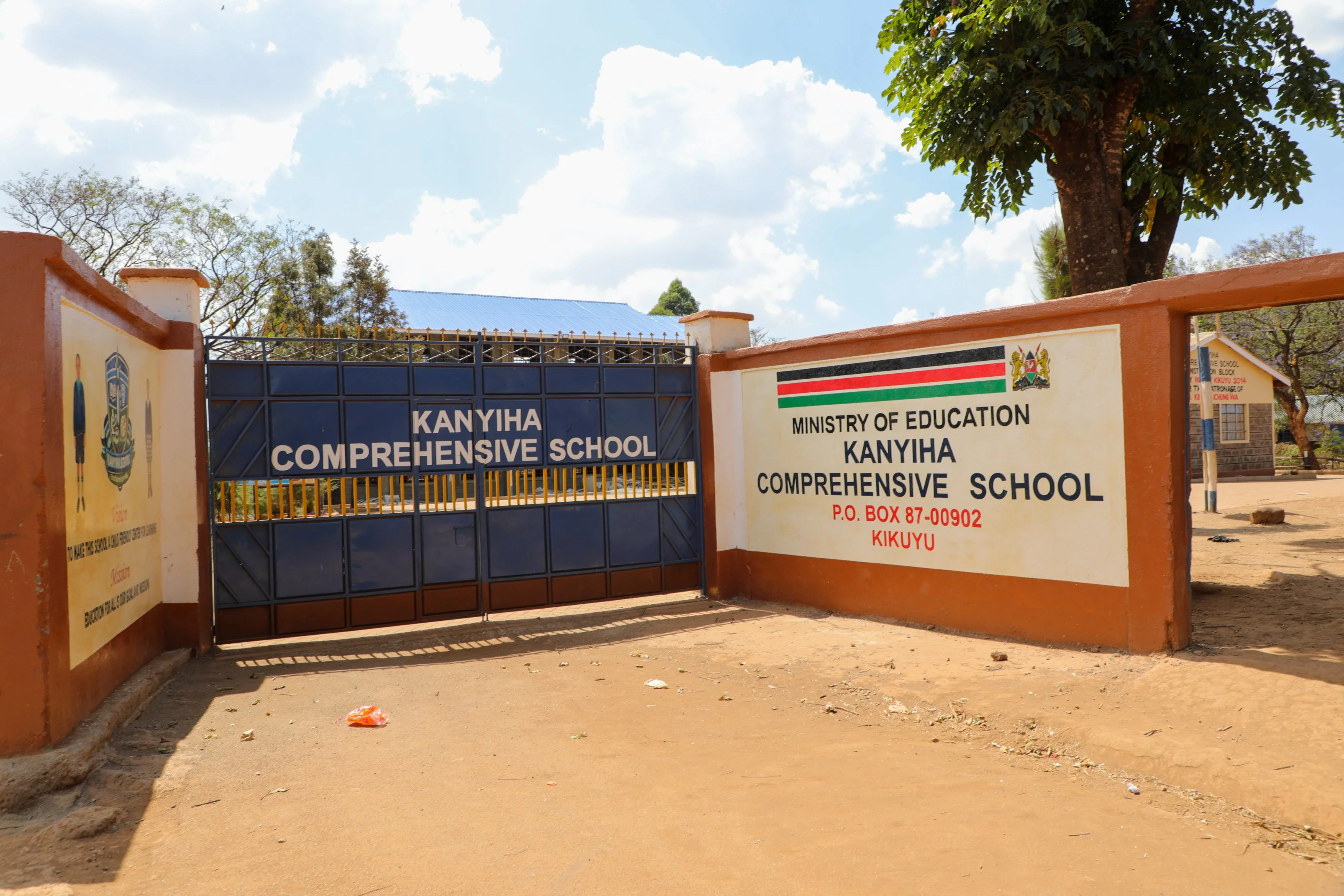 Kanyiha Comprehensive School, one of the rightful owners of the recovered 2.7-acre public school playground  by EACC in Kikuyu, Kiambu County on October 26, 2026
