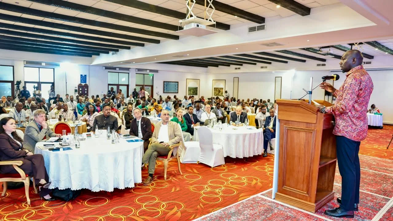 Interior Cabinet Secretary Kipchumba Murkomen speaking in Mombasa on Wednesday, October 28, 2026, during the opening of the Second Eastern Africa Dialogue Platform on Anticipatory Action. – PHOTO/HANDOUT