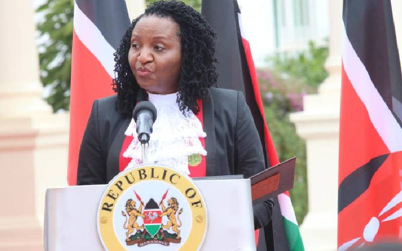 Former Judiciary Chief Registrar Anne Amadi. PHOTO/The Standard