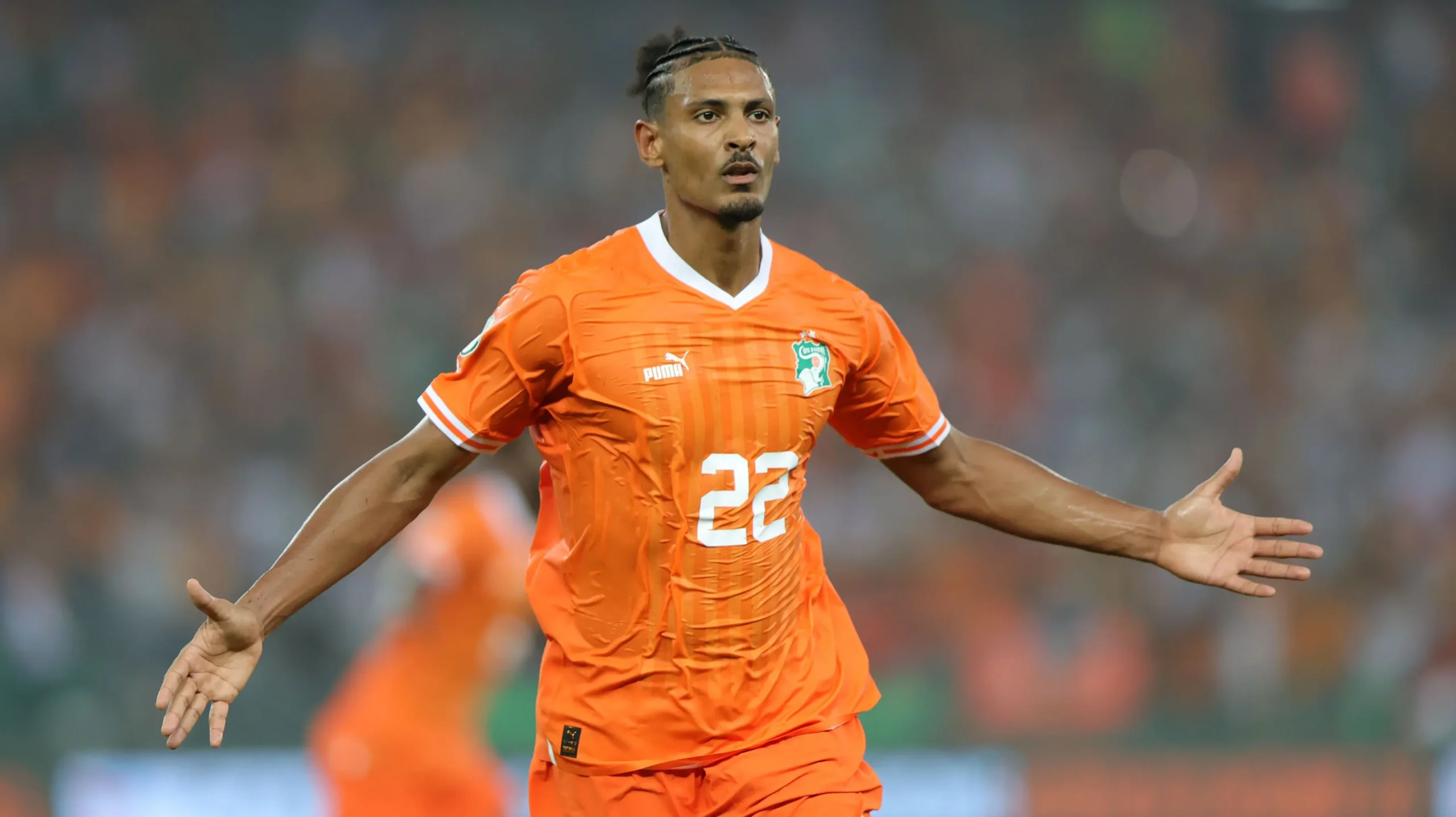 Ivory Coast's Sebastian Haller. PHOTO/Caf Online