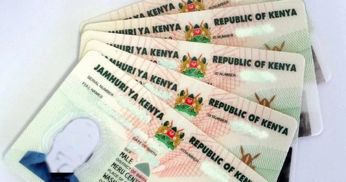 The Kenya ID. PHOTO/Citizen Digital