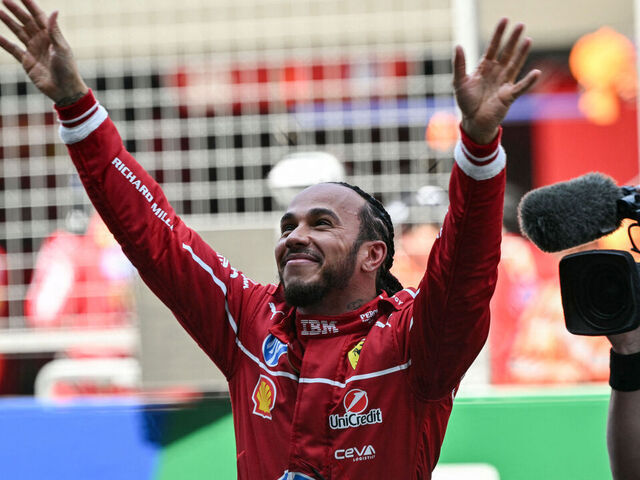 Hamilton grabs first Ferrari win in Chinese GP sprint race
