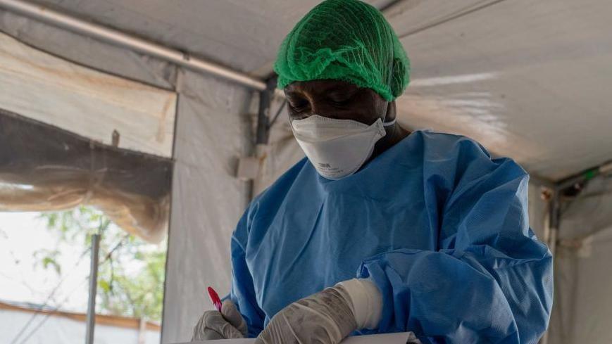 A medic in a lab. PHOTO/BBC