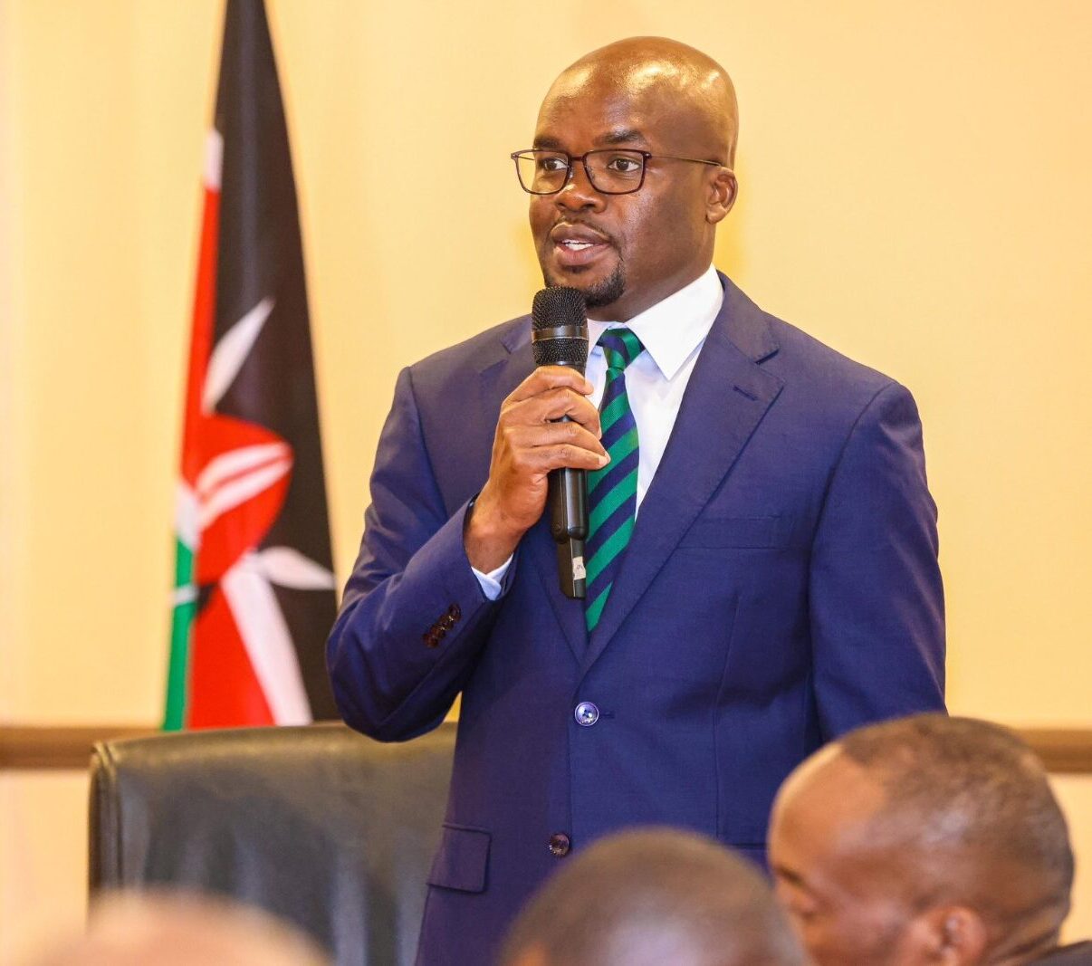 Interior Ministry PS Raymond Omollo speaking during a past event. PHOTO/Interior Ministry