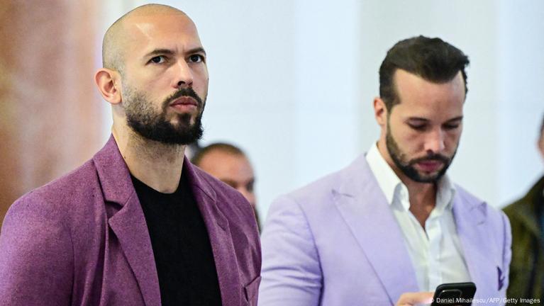 Influencer brothers Andrew and Tristan back in Romania to 'clear their names'