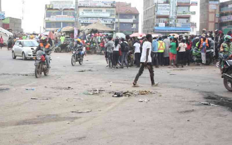 Githurai traders rally against 'unlawful' eviction notice