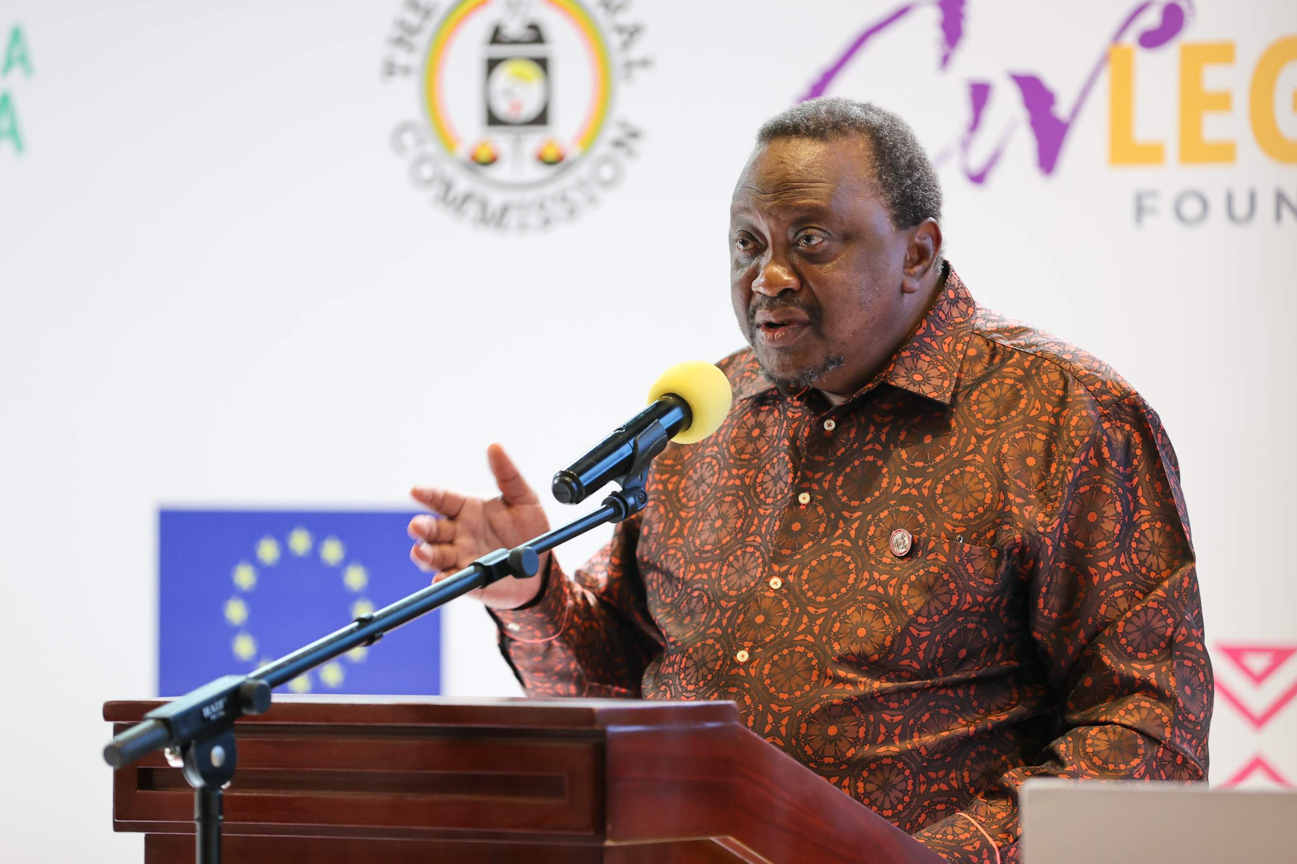 You are the last line of defence, ex-president Uhuru tells youth