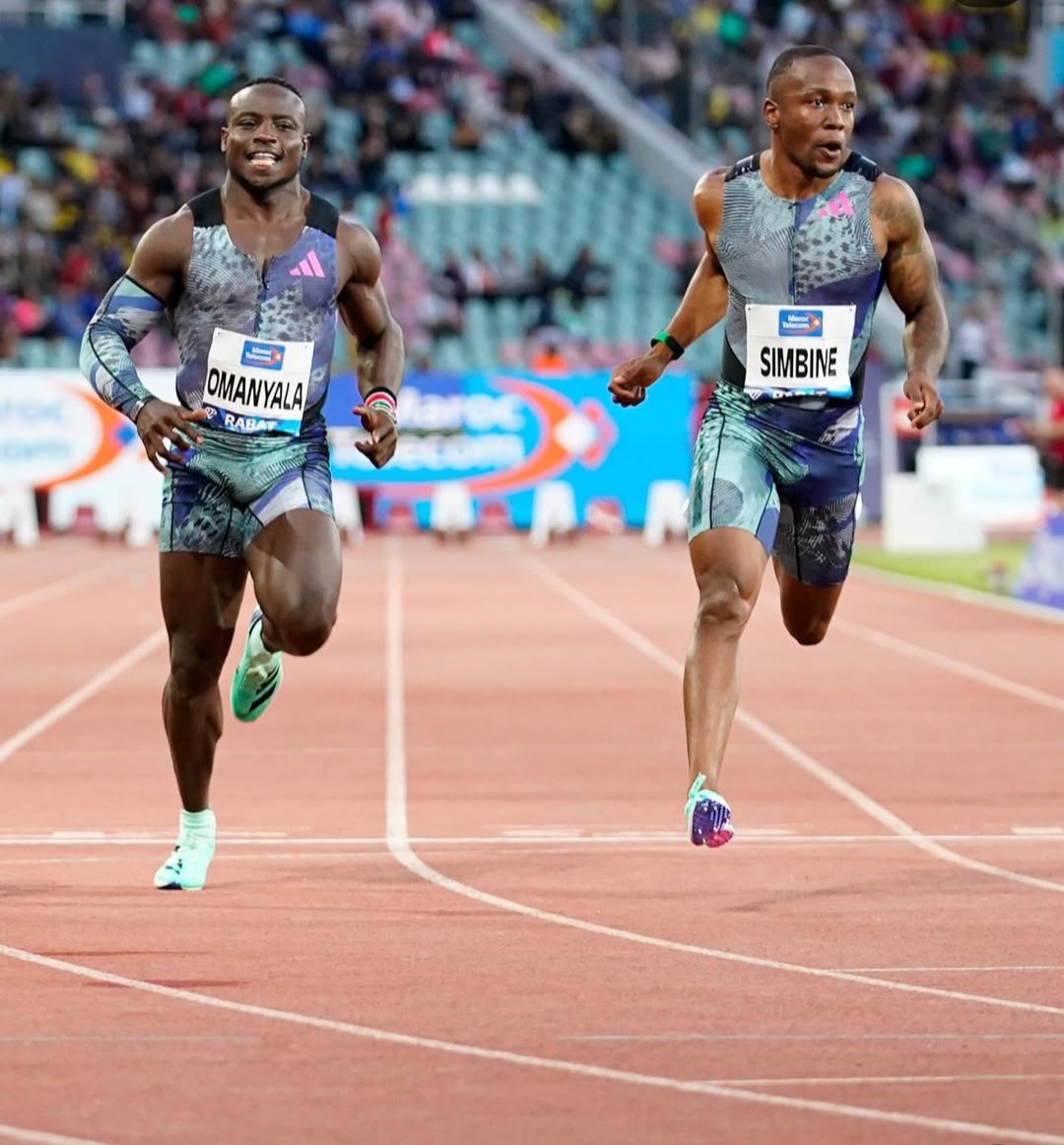 Omanyala comes second in Botswana, Simbine runs fastest time of the year