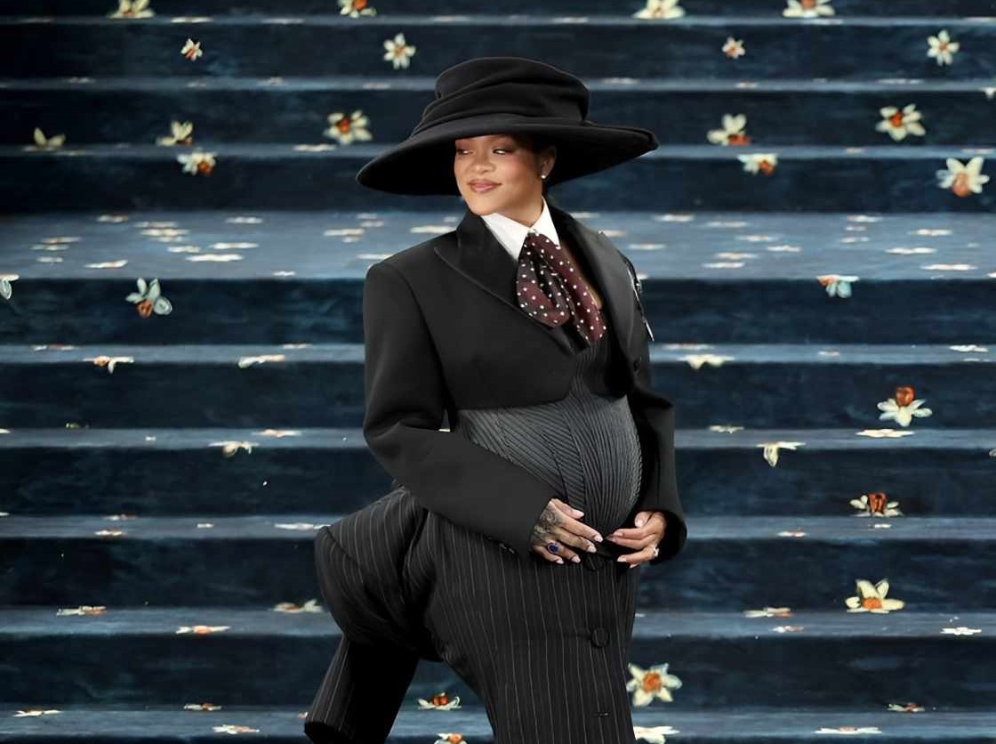 Rihanna stuns at Met Gala with surprise baby bump reveal