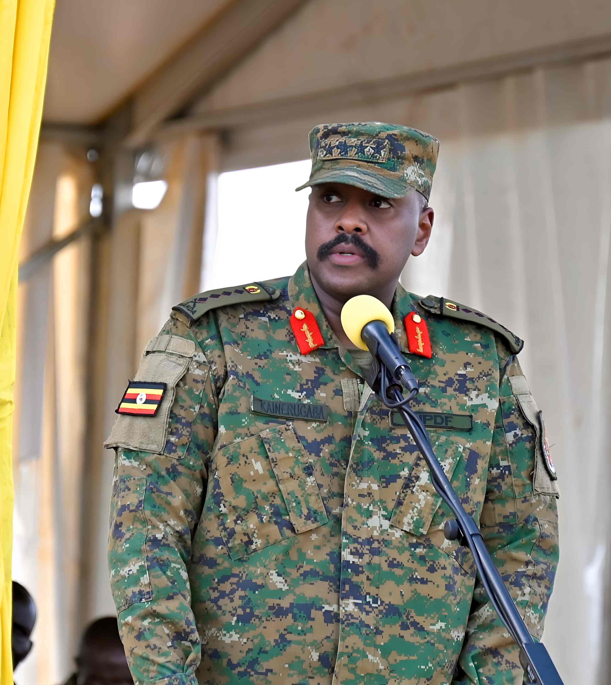 Uganda’s military chief Muhoozi claims he has opposition official in his custody