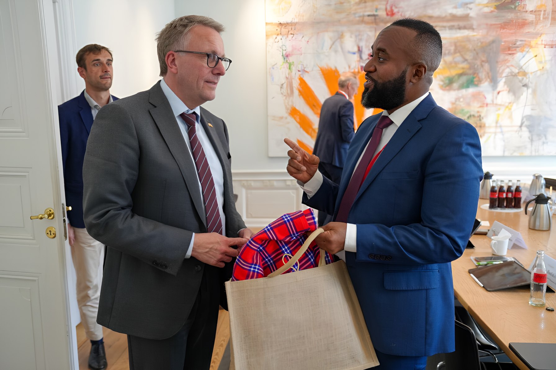 CS Joho meets Danish Minister Bodskov, discuss maritime collaboration