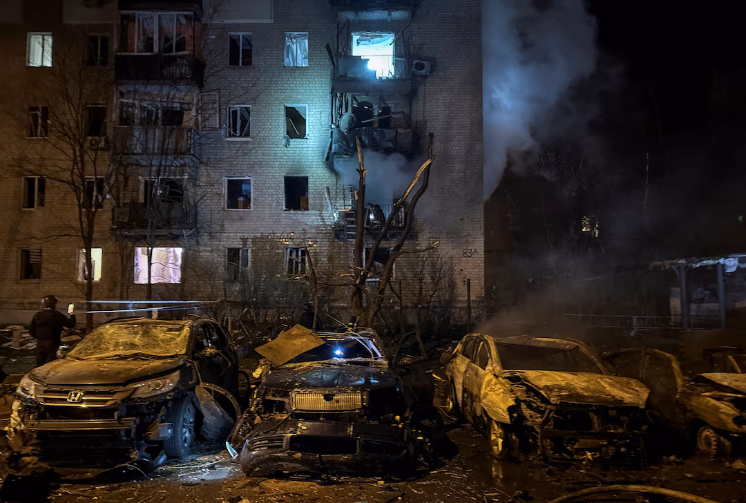 Kharkiv hit by 12 drone strikes in one night, 46 civilians wounded