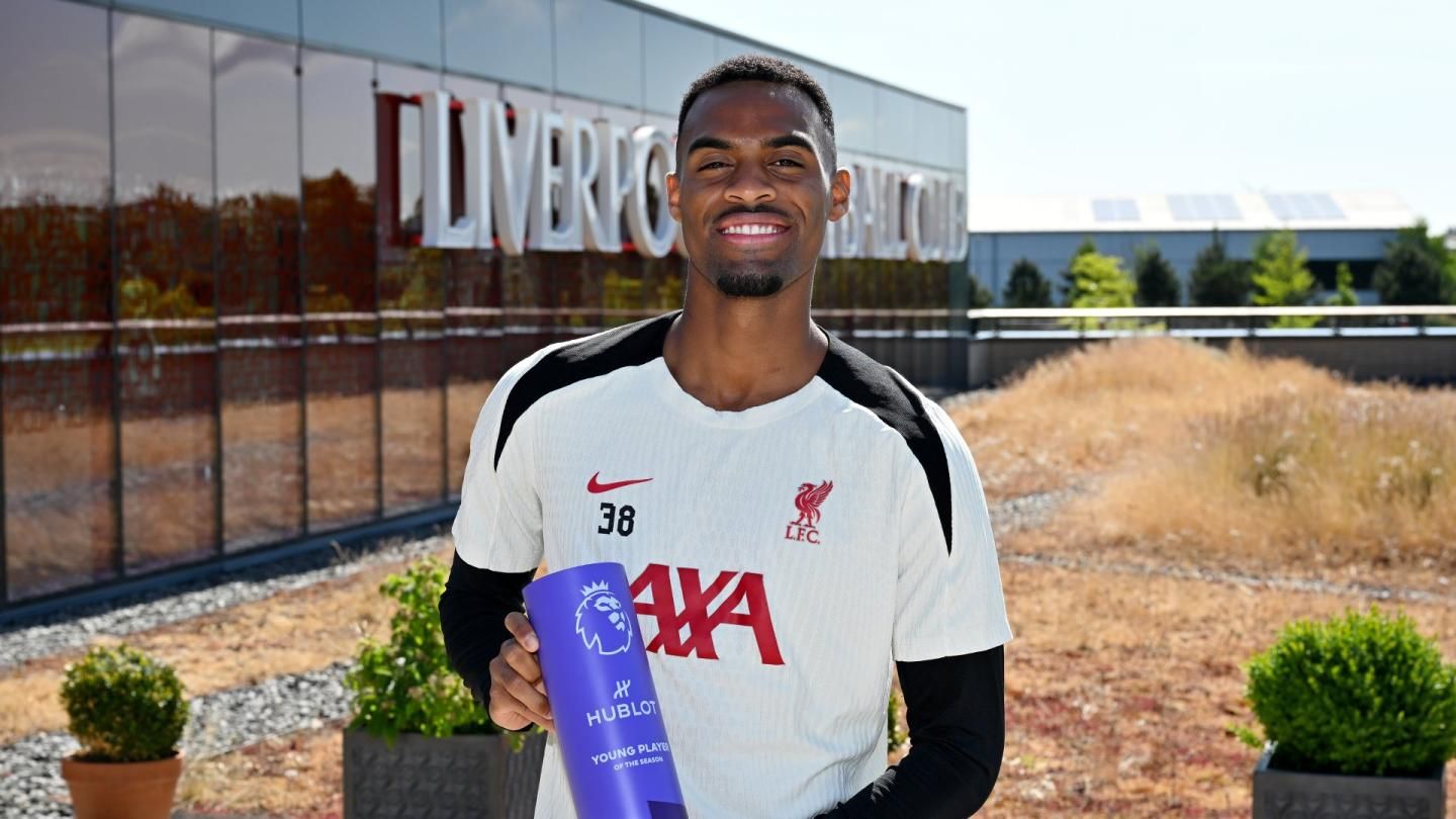 Ryan Gravenberch named Premier League Young Player of the Season