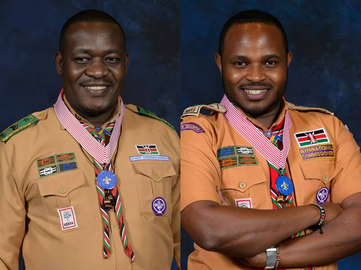 Two Kenyans honoured with Silver World Award for scouting excellence