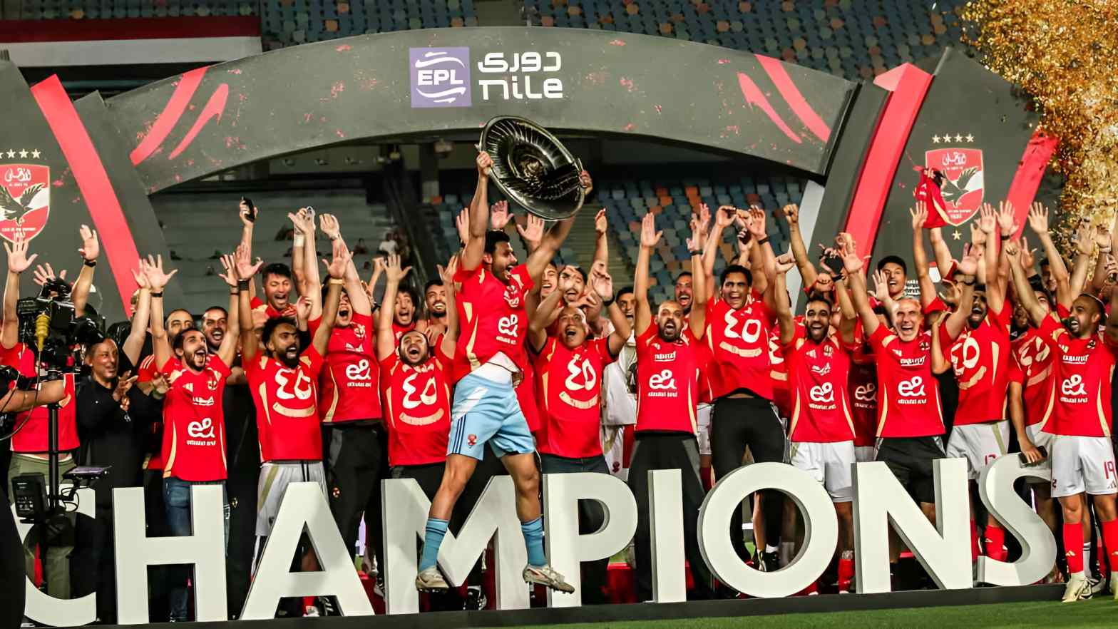 Al Ahly win third straight Egyptian league title, rivals Pyramids protest in court