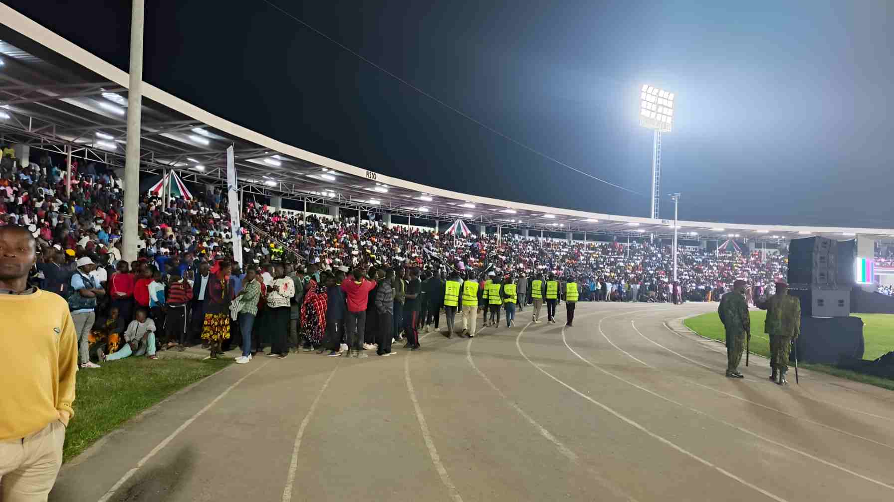 Raila Odinga Stadium reaches full capacity by midnight ahead of Madaraka Day