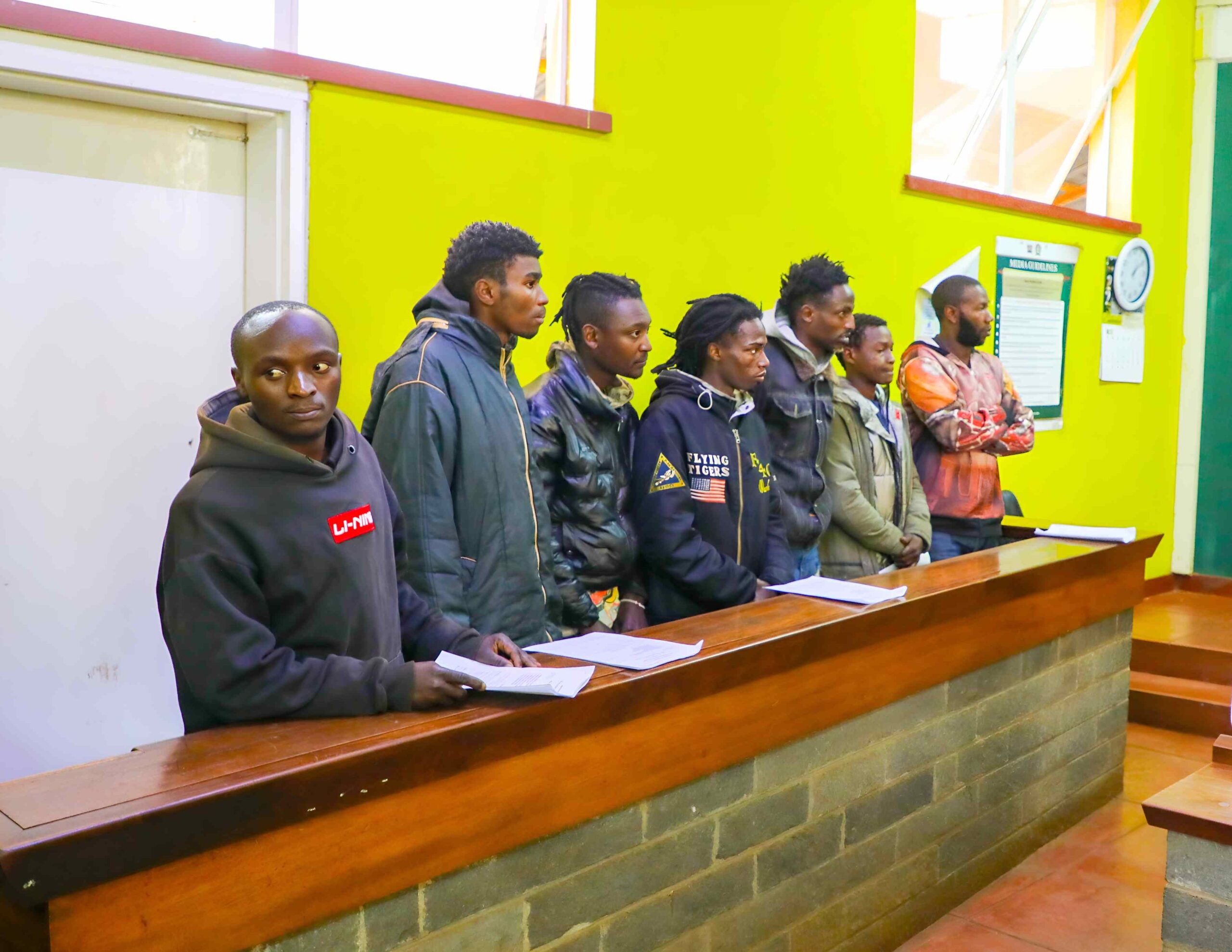 Seven arraigned over arson, robbery in June 25 Kikuyu protests