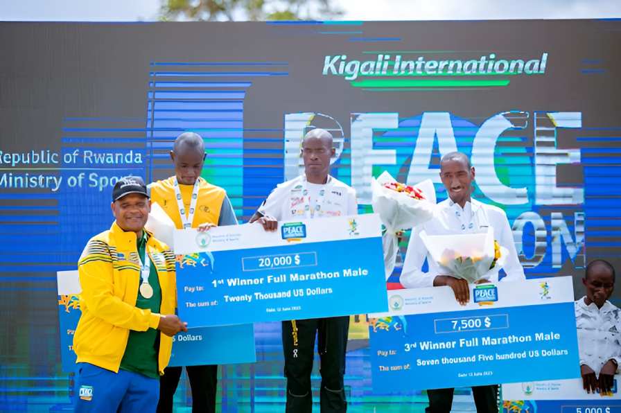 Peace International Marathon: Kenyans dominate Kigali's streets